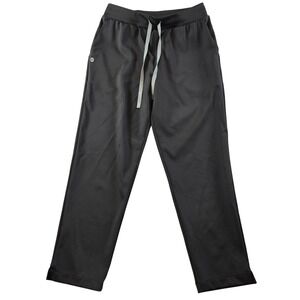 FIGS Pants Womens L Black Tena Tapered Scrub Pant Polyester Jordan Drawstring